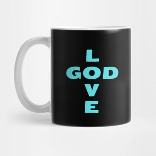 Love God Love People | Christian Typography Mug